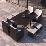 Florida marron / blanc 8 places Florida marron / blanc 8 places