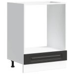 Soldes flottantsarmoire de four 1 pcs - cabinet / meuble bas de cuisine - kalmar noir bois ding�nierie ...