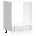 Soldes flottantsarmoire de four 1 pcs - cabinet / meuble bas de cuisine - lucca blanc bois ding�nierie ...