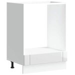 Soldes flottantsarmoire de four 1 pcs - cabinet / meuble bas de cuisine - lucca blanc brillant bois ing�nierie ...