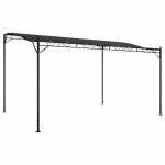 Soldes flottantsauvent de parasol pliant - shield - tonnelle de jardin imperm�able - anthracite 4x3 m ...