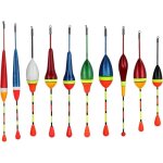 Flotteur de p�che - 10 pcs - bois de balsa - antid�rapant - 0. 6g � 4. 5g