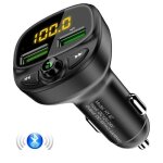 Floveme lecteur mp3 bluetooth pour voiture émetteur fm adaptateur radio allume - cigare double chargeur ... Floveme lecteur mp3 bluetooth pour voiture émetteur fm adaptateur radio allume - cigare double chargeur ...