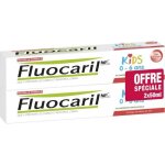 Fluocaril kids 0 - 6 ans dentifrice gel fraise lot de 2 x 50ml