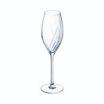 4 fltes 24 cl swirly - cristal darques