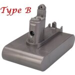 Flylinktech type b 22. 2v 2200mah li - ion batterie remplace dyson dc45 dc34 type b aspirateur main batterie ...