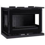 Fm insert 3 faces it - 173 fk 125kw foyer en fonte et verre s�rigraphi�