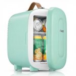 Fohore mini r�frig�rateur 5l cosm�tiques / boissons 220v / 12v voiture + port usb compact et silencieuxpour ...