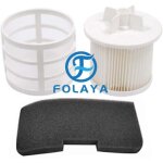 Folaya kit de filtres moteur hepa de type u66 pour aspirateurs hoover sprint