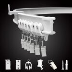 Folaya rail de rideau de plafond flexible pliable support mural de plafond système de rail de rideau ... Folaya rail de rideau de plafond flexible pliable support mural de plafond système de rail de rideau ...