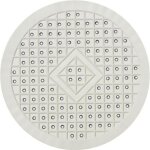 Fond d�vier rond - tapis en caoutchouc r�sistant � leau bouillante et aux d�tergents