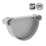 Fond de goutti�re pvc 25 - gris - firstplast - fermeture des profil�s