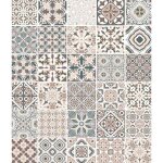 Fond de hotte en verre - 60 x 70 cm - carreaux