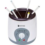 Fondue - friteuse lectrique - 1l - 800w - 6 personnes - blacpear bfr090