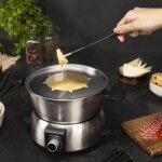 Cecotec fondue �lectrique fun gourmet fondue. 1000w acier inoxydable � utiliser avec du fromage du chocolat ...