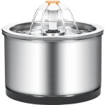 Fontaine à eau - wasdk - 25l - acier inoxydable - silencieuse avec led Fontaine à eau - wasdk - 25l - acier inoxydable - silencieuse avec led