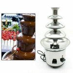 Machine de fontaine de chocolat - machine de fontaine de chocolat � 4 couches - fondue au chocolat - ...