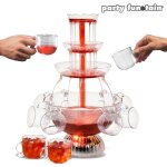 Fontaine  cocktail  led lumineuse shooter insolite recipient fete