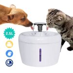 Fontaine  eau pour chat 2. 4l - super silencieux - avec fentre  eau  led - 4 modes de dbit deau