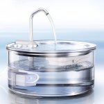 Fontaine � eau pour chat fontaine en verre pour chat 3. 2l ultra - silencieuse grande capacit� - facile ...