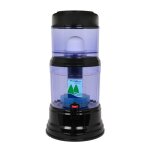 Fontaine  eau filtrante eva bep - 12 litres - noire - systme magntique