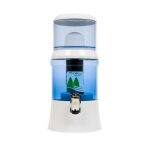 Fontaine  eau filtrante eva bep - cuve en verre 7 litres - systme magntique