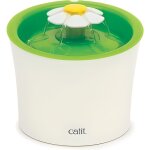 Fontaine  fleur pour chat catit senses 2. 0 - abreuvoir de 3l avec filtre triple action