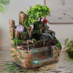 Fontaine dint�rieur avec �clairage led fontaine de jardin fontaine de bureau fontaine dornement nouveau ...