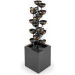 Fontaine de jardin - blumfeldt joshua tree - cascade - electrique - métal - 17 récipients - pompe de ... Fontaine de jardin - blumfeldt joshua tree - cascade - electrique - métal - 17 récipients - pompe de ...