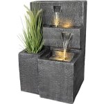 Fontaine de jardin grada avec clairage led cascadejeu deau de dcoration de jardin