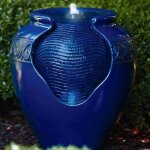 Fontaine de jardinteamson home bleu 39 x 39 x 43 Fontaine de jardinteamson home bleu 39 x 39 x 43
