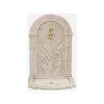 Fontaine roseau - en pierre reconstitu�e - 62 x 42 x 93 cm