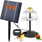 Fontaine solaire pour bain doiseaux fontaine � eau solaire pompe � eau solaire kit fontaine solaire