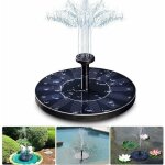 Fontaine solaire pour bassin - zor� - pompe 14 w - hauteur maximale 70 cm - 4 effets - flottante - �cologique ...