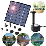 Fontaine solaire extérieur flottante 1. 4w pompe bassin solaire avec batterie et 5 buses pour bain doiseaux ... Fontaine solaire extérieur flottante 1. 4w pompe bassin solaire avec batterie et 5 buses pour bain doiseaux ...
