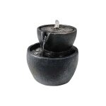 Fontaine solaire - jt - 180 - polyr�sine - ip68 - �21 x 83 cm
