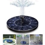 Fontaine solaire - pompe � eau pour bassin / piscine / d�coration de jardin - �cologique et automatique ...