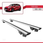Barres de toit - ford - kuga 3 (cx482) - aluminium - 2 barres - gris Barres de toit - ford - kuga 3 (cx482) - aluminium - 2 barres - gris