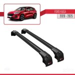 Compatible avec ford kuga 3 (cx482) 2020 - 2025 ace - 2 barres de toit railing porte - bagages de voiture ...