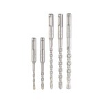 Forets sabl�s sds - plus - agt professional - 5 pi�ces - acier - 5 � 10 mm - changement rapide