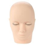 Formation pratique en caoutchouc mannequin cosmtologie mannequin poupe visage tte cils maquillage ...