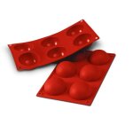 Moule en silicone - aimer belle - grande demi - sphères - antiadhésif - flexible - 2pcs Moule en silicone - aimer belle - grande demi - sphères - antiadhésif - flexible - 2pcs