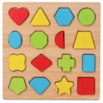 Formes - jouets en bois montessori pour b�b�s de 1 2 et 3 ans cadeau pour gar�ons et filles puzzle en ...