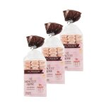 Fossier - lot 3x biscuits roses de reims - sachet 250g
