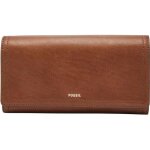 Fossil porte - monnaie marron en cuir pour femme - logan flap clutch 65952 Fossil porte - monnaie marron en cuir pour femme - logan flap clutch 65952