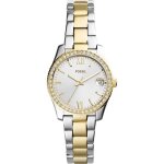 Montre - fossil - es4319 - quartz - analogique - acier inoxydable multicolore