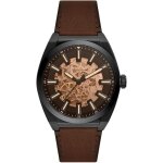 Fossil - montre hommes - automatique - analogique - bracelet cuir marron - me3207 Fossil - montre hommes - automatique - analogique - bracelet cuir marron - me3207