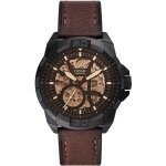 Montre - fossil - me3219 - automatique - cuir marron - rsistante  leau 5 bar