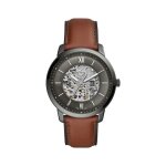 Montre - fossil - neutra automatic - bo�tier 44 mm - bracelet en cuir - mouvement automatique