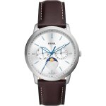 Montre hommes fossil quartz multi - cadrans bracelet cuir marron fs5905